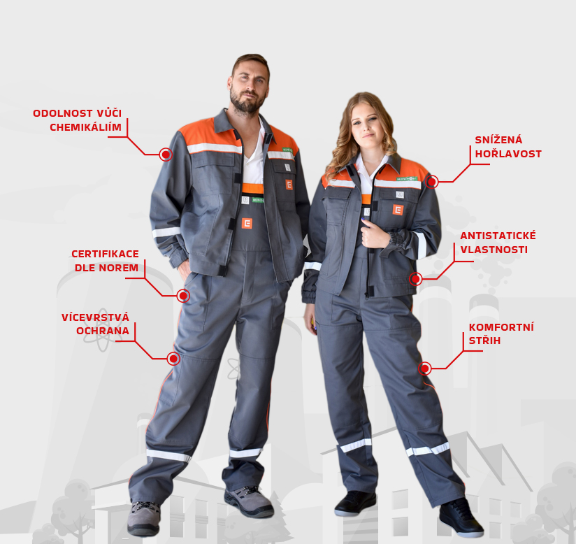 Obleky pro pracovníky jaderných elektráren